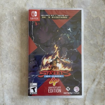 Streets of Rage 4 Anniversary Edition - Nintendo Switch New Sealed