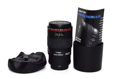 Canon EF 100mm F2.8 L IS USM Macro Objektiv Come Nuovo
