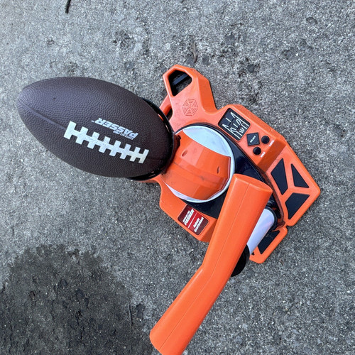 Super All-Pro Passer Robotic Quarterback Football Passing Machine, Orange