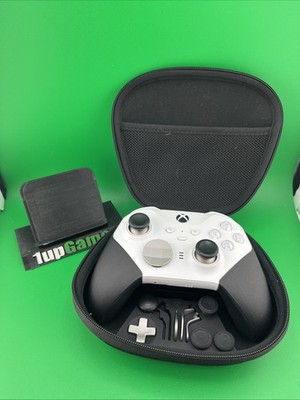 Xbox One Elite Series 2 Controller with Carrying Case & Accessories White (T15)