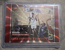 2021-22 Panini Donruss Franchise Features Kevin Porter Jr #24 Holo Red Laser /99