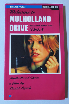 RARE! Mulholland Drive  Japan movie Brochure David Lynch Naomi Watts