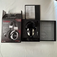 HYPERX Cloud  Pro Wired Gaming Headset w/ Original Box & Accessories White/Black