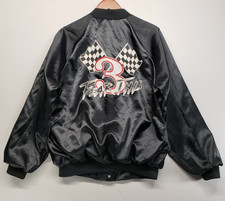 Vintage Dale Earnhardt #3 NASCAR Satin Bomber Jacket Cardinal XL Made in USA