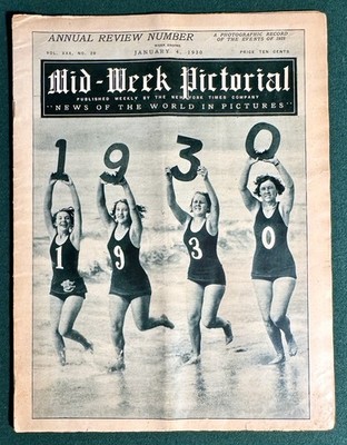 MID-WEEK PICTORIAL - NEWS OF THE WORLD IN PICTURES - JAN.  4, 1930, NEWSPAPER