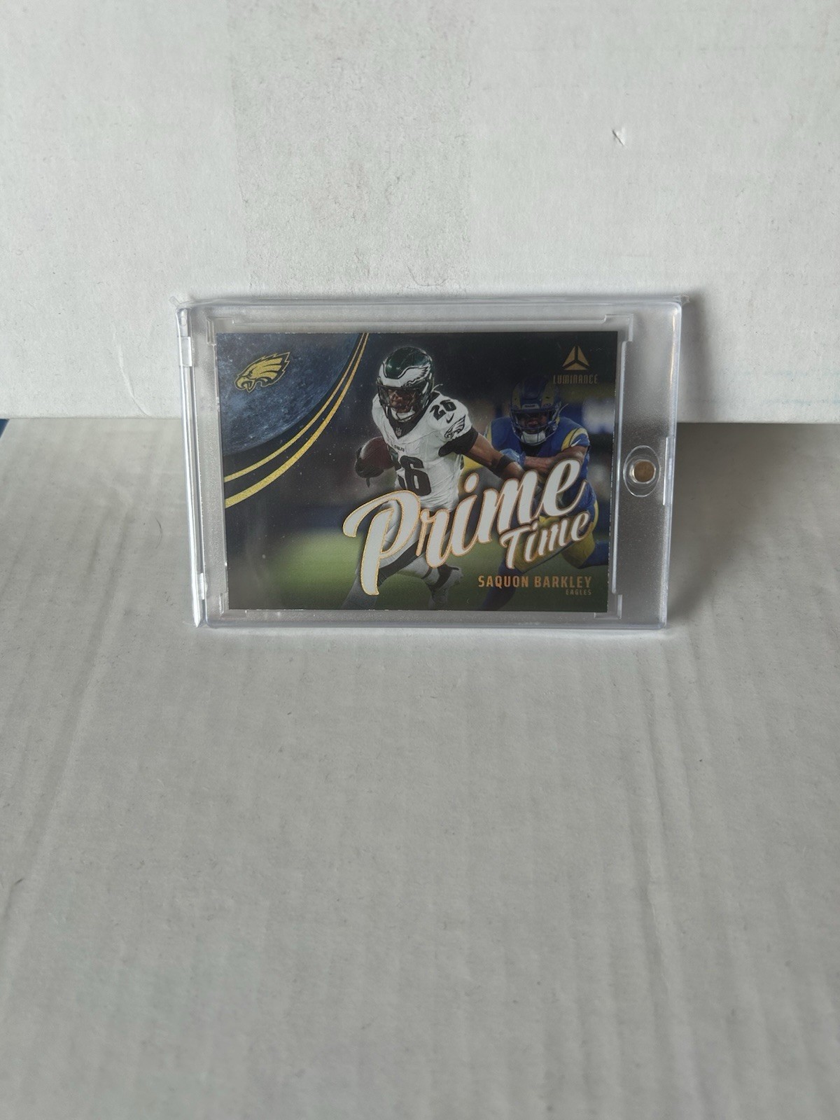 2025 Panini Luminance Saquon Barkley Prime Time Case Hit NO. 5