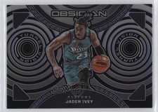 2022-23 Panini Obsidian Tunnel Vision Electric Etch Purple 25/75 Jaden Ivey 13hf