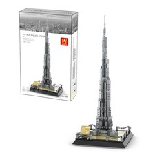 Burj Khalifa Tower Dubai Building Blocks Set – 555 Pieces Advanced Architecture