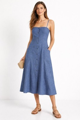 chinese dress ladies Birdie Linen Strapless Mini Dress-6 – Refinery main image 0