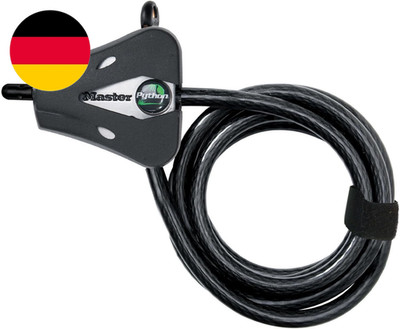MASTER LOCK - Python Kabelschloss - 1,80 M X 8 Mm