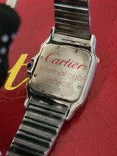 CARTIER Santos Galbee 187901 SS/Yellow Gold RARE STINGRAY DIAL 9