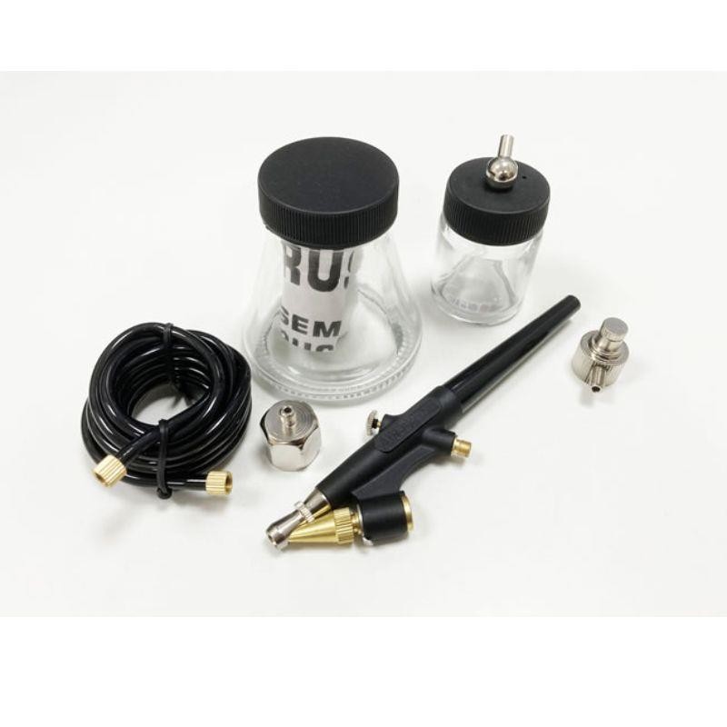 AIR BRUSH KIT Mini Spray Gun Artist Craft Hobby PRECISE Model Painting 15-30psi