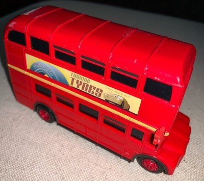 Disney Pixar Cars 2 ダブルデッカーバス デラックス Disney Pixar Cars 2 Deluxe United Kingdom Double Decker Bus | eBay