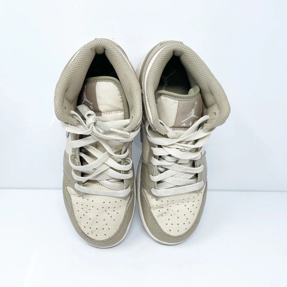 Nike Niños Air Jordan 1 Mid HF4781-203 Marrón Zapatos de Baloncesto Tenis Talla 4Y Foto 4 de 4