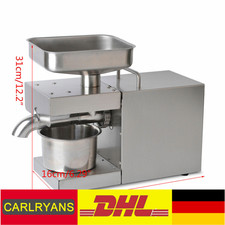 Máquina automática de prensa de aceite prensa de aceite para gastronomía Oil Press Machine Expeller