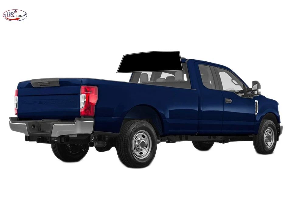 Kit de película de tinte de ventana de 2 capas precortada para Ford F250/F350/F450 Super Cab 2017-2025 Foto 4 de 4