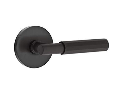 Emtek Select Passage, Disk Rosette, T-Bar Stem, Faceted Handle US19 RH