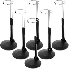 6 Pcs Adjustable Doll Stands for 12 Inch to 18 Inch Dolls Display Stand with Exp