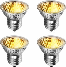 GOZILLA 4 PCS 50W Reptile Heat Lamp, E27 UVA UVB Reptile Light Bulb, Heat Light