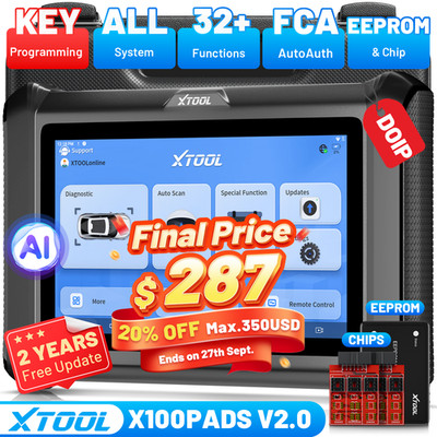 2026 XTOOL X100 PADS V2.0 Car Key Programmer Full System Diagnostic Tool +EEPROM