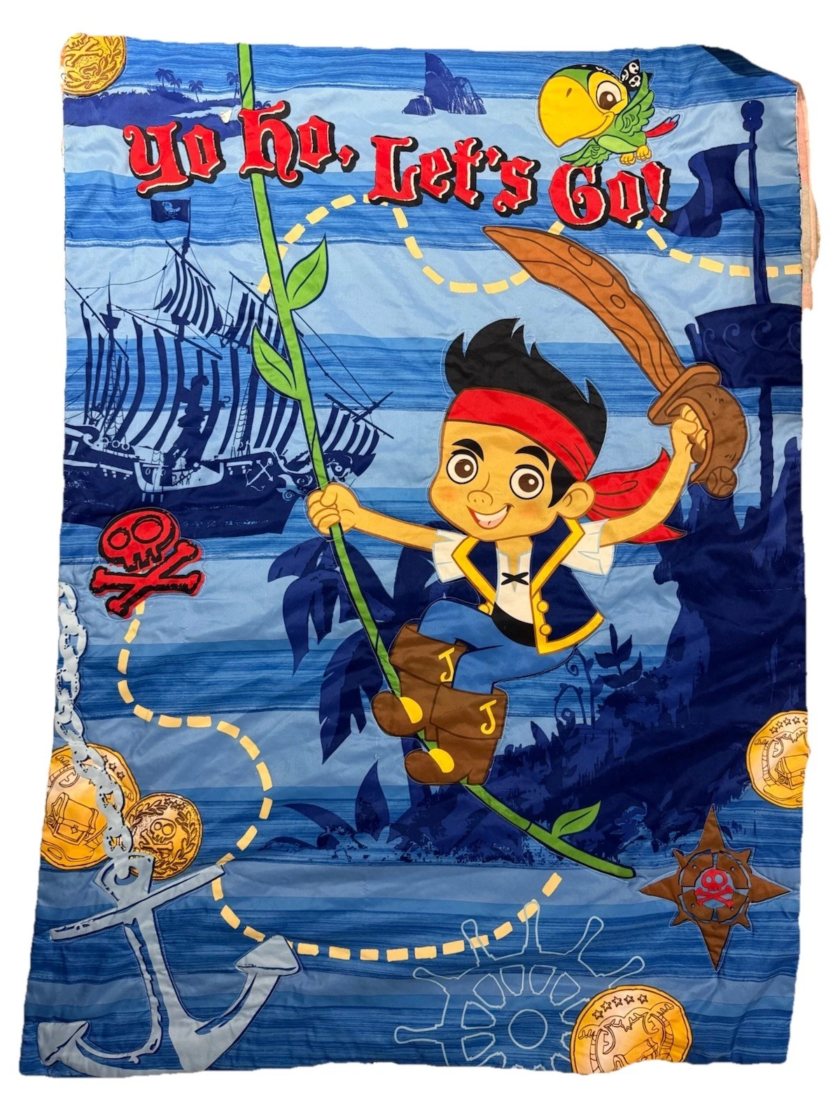Disney Jake and the Neverland Pirates Crib Size Toddler Comforter Blanket