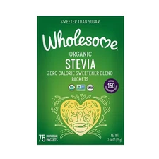 Wholesome Organic Stevia Zero Calorie Sweetener Blend Packets
