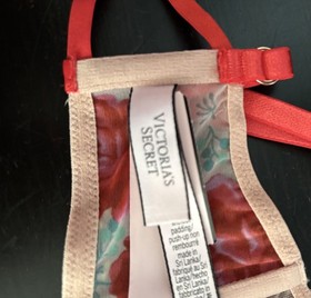 Victoria's Secret Bra Dream Angels Unlined Uplift Beige Floral Underwire Nwt