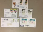 Five israel registered fdc with two same stamps each fdc