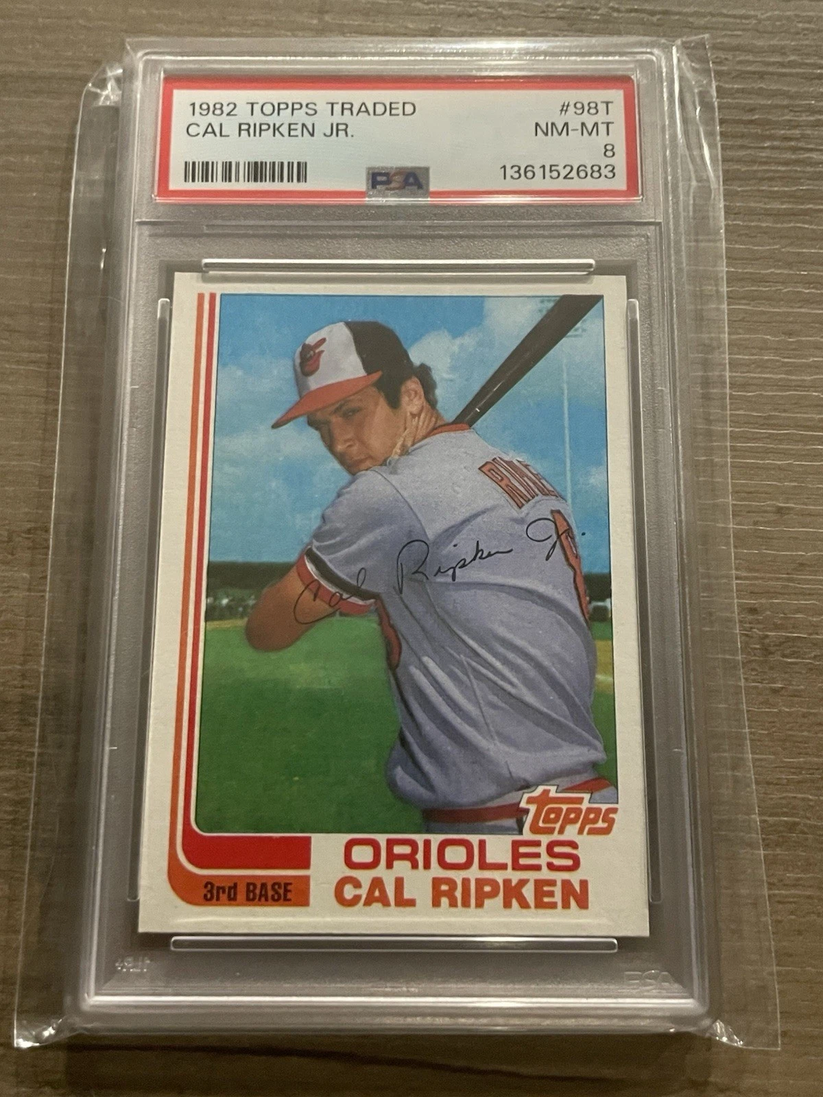 Deal for 1982 TOPPS TRADED #98T CAL RIPKEN JR. ROOKIE (RC) PSA 8