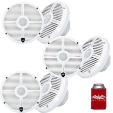 Wet Sounds Three Pairs RECON 6 XW-W Recon 6.5" Speakers With White XW Grilles