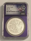 2025 Malta S5E Silver Golden Eagle - NGC MS 70