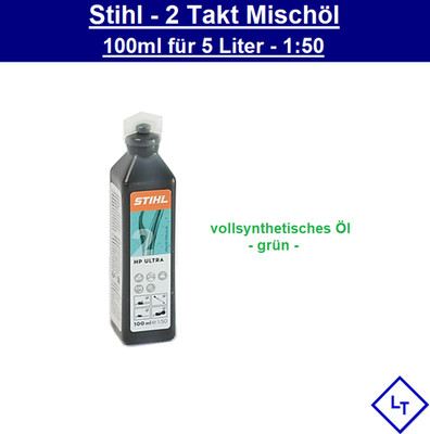 Stihl Zweitaktmotorenöl HP Ultra 1,3,5 x100ml 1:50 Motorsäge Mischöl 07813198612