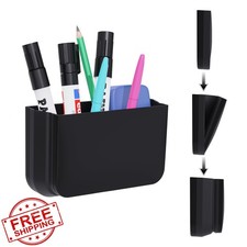 Magnetic Foldable Pen Holder Black Whiteboard Locker Desk
