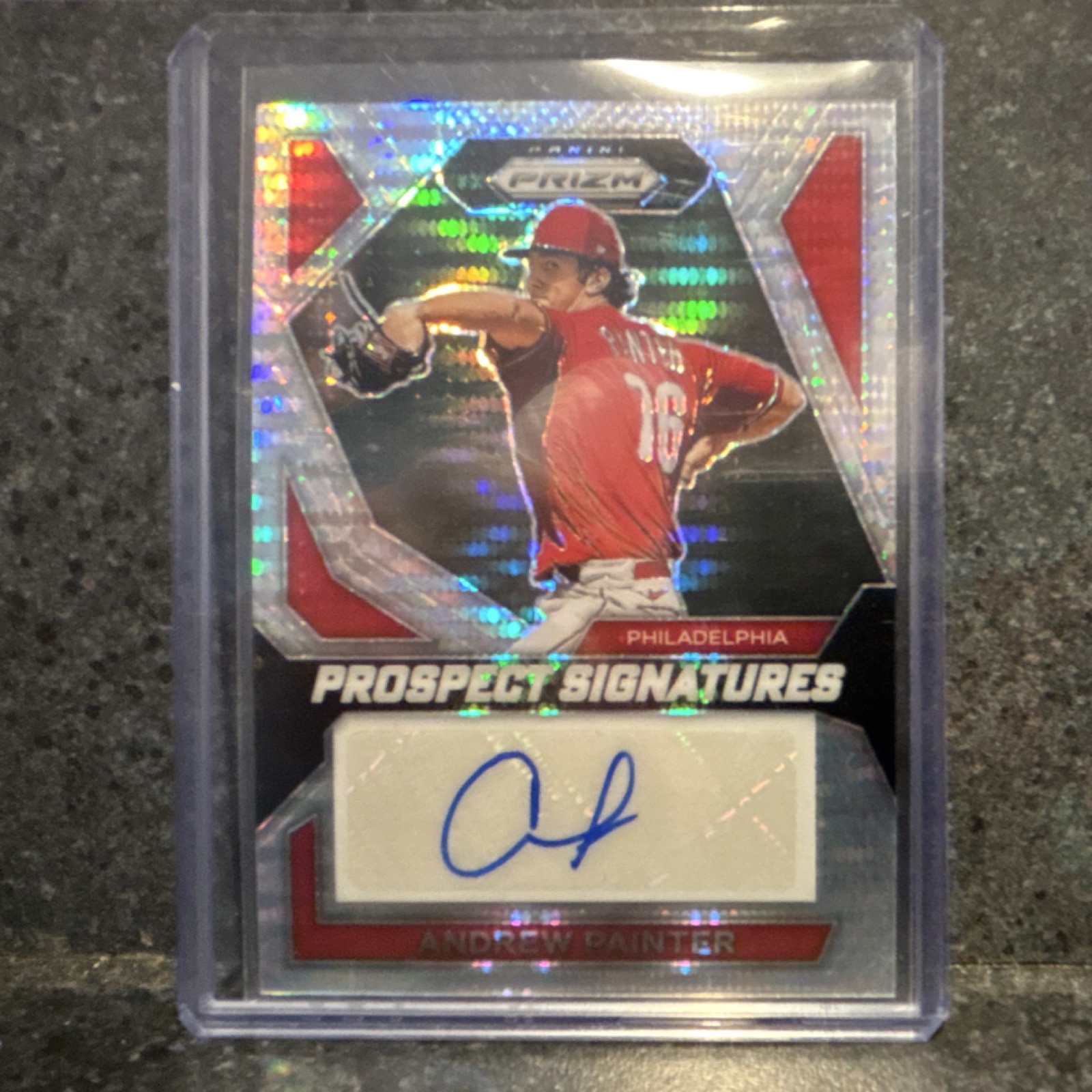 Andrew Painter 2024 Prizm #PS-AP Prospect Signatures Price Guide
