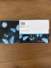 HP 728 Yellow DesignJet Ink Cartridge F9K15A, 300ml 2025
