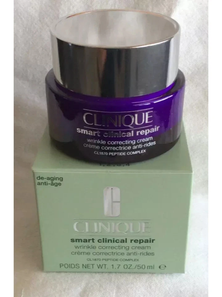 New Clinique Smart Clinical Repair Wrinkle Correcting Cream 1.7 oz/50 ml New - Image 3 of 3