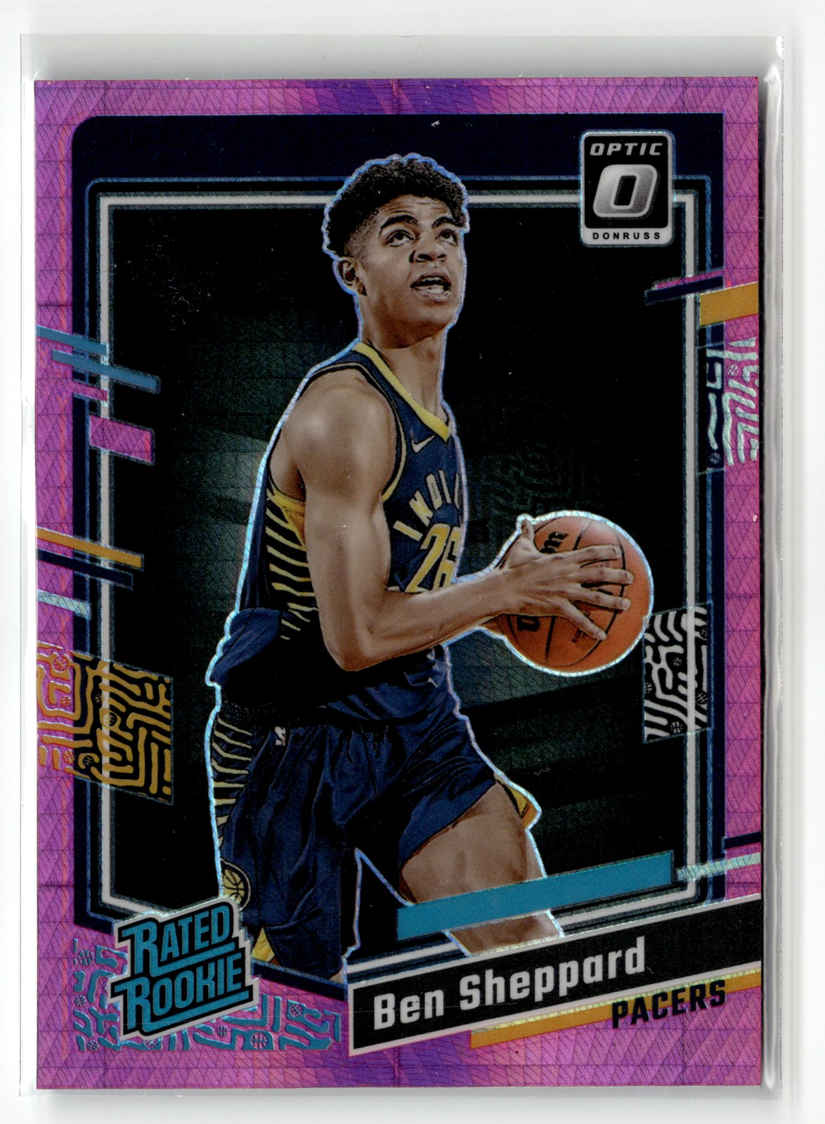 2023-24 Donruss Optic #221 Ben Sheppard Rookie Hyper Pink