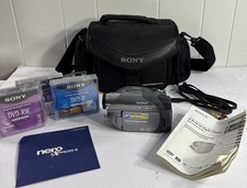 Sony DCR-DVD305 Handycam Camcorder With Bag 10 Blank Tapes Manual Mega Pixel