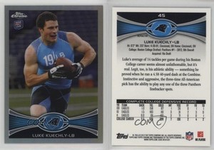 2012 Topps Chrome Refractor Luke Kuechly #45 Rookie RC