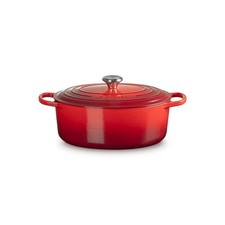 Le Creuset Stoneware Cast Iron 6.75 Qt,  Signature Oval Dutch Oven