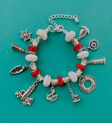 LIGHTHOUSE Charms~ 4 different Lighthouses; ANCHOR, 2 wheels, life ring, more!