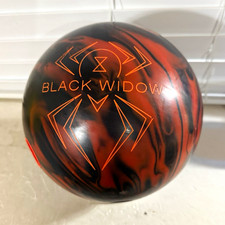 Hammer Black Widow 3.0 Reactive Resin Drilled 15 lb Black/Orange Med-Heavy USBC