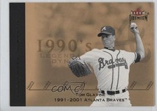 2002 Fleer Premium Legendary Dynasties Gold 43/300 Tom Glavine #26LD HOF 1dm4