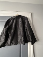 Chico s Women Black Blazer Size 2