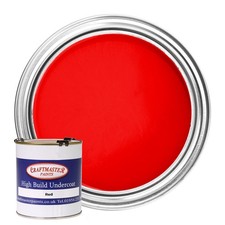 Craftmaster Boat Paint Mid Red Undercoat 500ml Narrowboat