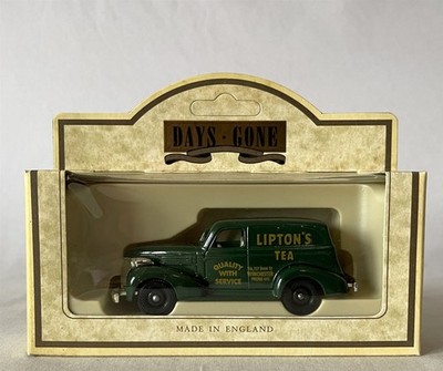 Verpackt Lledo Days Gone Werbe Spielzeugauto Van grün LIPTON'S TEE
