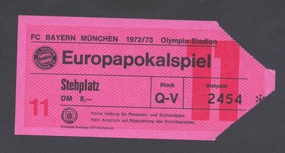 1972/73 -- FC Bayern München - Galatasaray Istanbul -- Europacup Landesmeister