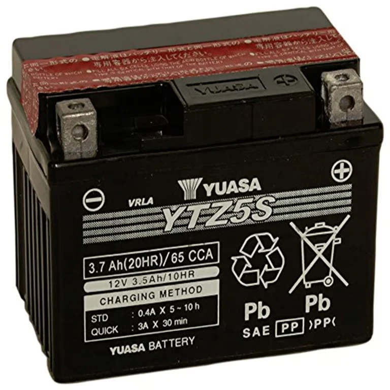 Batería sin mantenimiento activada de fábrica Yuasa - YTZ5S-BS motocicleta ATV/UTV Foto 4 de 4