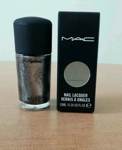 NEW NIB MAC Grey Friday Nail Laquer Polish Frost