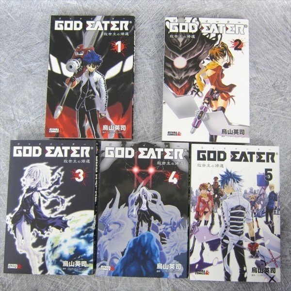 GOD EATER Return of Savior Manga Comic Comp Set 1-5 EIJI